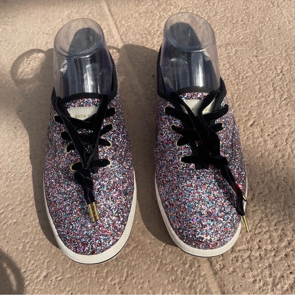 Keds Shoes - Keds x Kate Spade New York Pink Glitter Sneaker Multi-Color Size 8